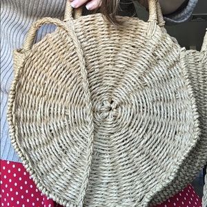 Straw bag 14 inch diameter